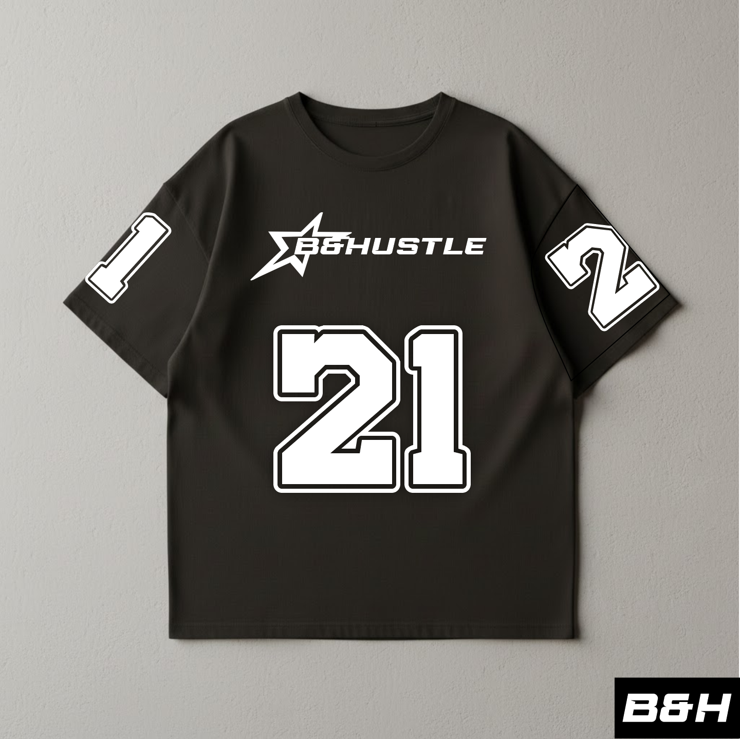 21-HUSTLE | Oersized Tee